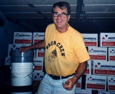 Gleeners stack fruit